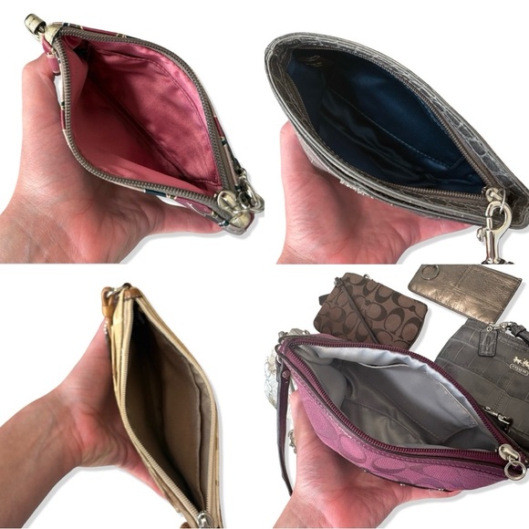 HTF Y2K VTG Coach BUNDLE Wristlets + Mini Skinny Bundle Rare Vintage – Set of 7 - Picture 12 of 15